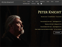 Tablet Screenshot of peterknight.net